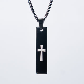 Spiritual Tag Necklace for Men - Faith Meets Fashion