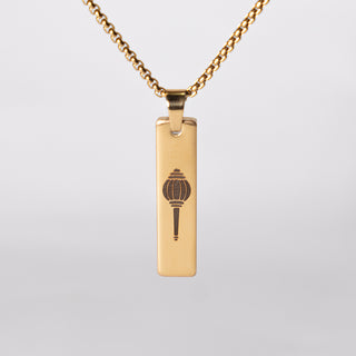 Spiritual Tag Necklace for Men - Faith Meets Fashion