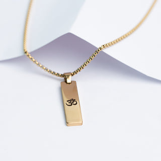 Spiritual Tag Necklace for Men - Faith Meets Fashion