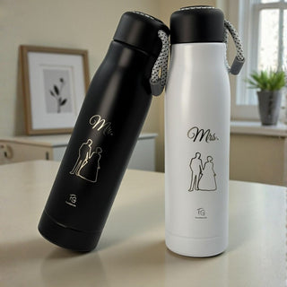 Couple Bottle Set: Mr & Mrs Gift