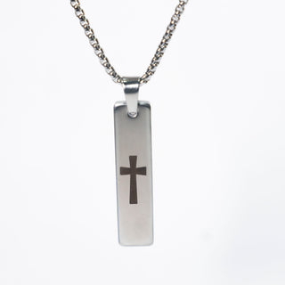 Spiritual Tag Necklace for Men - Faith Meets Fashion