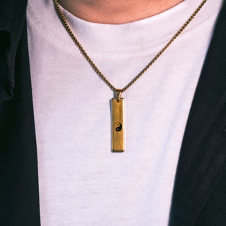 Spiritual Tag Necklace for Men - Faith Meets Fashion