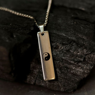 Spiritual Tag Necklace for Men - Faith Meets Fashion