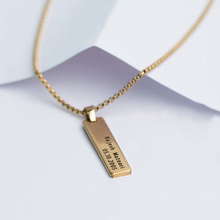 Personalised Tag Necklace for Men - Meaningful Everyday Wear