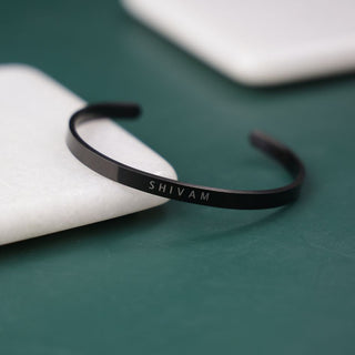 Personalised Men's Bracelet - Custom Engraved Gift