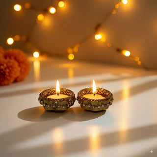 Aura Jyoti Diyas - Handmade Festival Lights - Foundation Gift