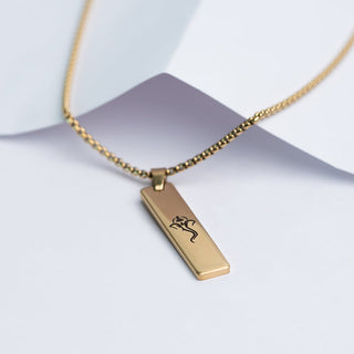 Ganpati Bappa Tag Neckchain | For Men - Foundation Gift