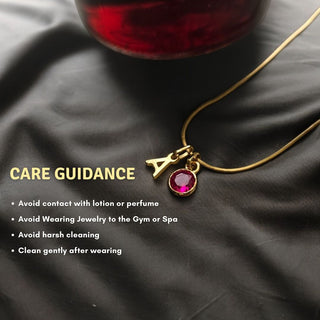 Initial Birthstone Necklace | New Launch - Foundation Gift