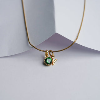 Initial Birthstone Necklace | New Launch - Foundation Gift