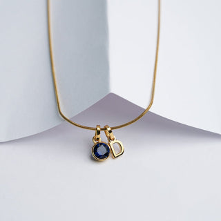 Initial Birthstone Necklace | New Launch - Foundation Gift