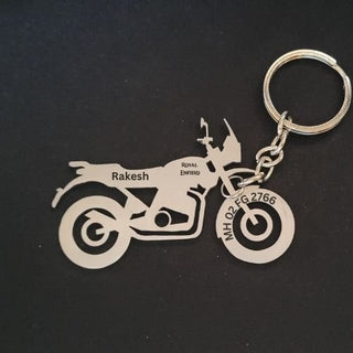 Personalised Bike Keychain | Royal Enfield - Foundation Gift