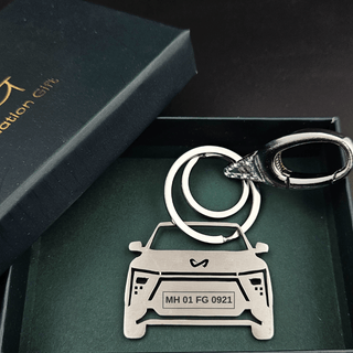 Personalised Car Keychain - Custom Gift for Car Enthusiasts - Foundation Gift
