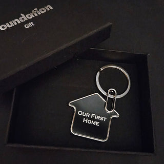 Personalised House Keychain - Foundation Gift