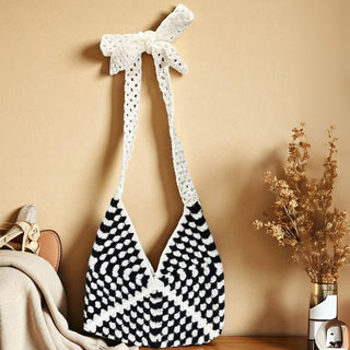 The Bow Bag: Handmade Crochet Essential Bag - Foundation Gift