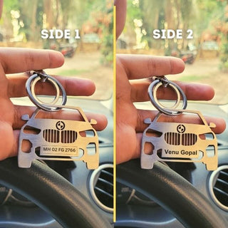BMW Personalised Car Keychain