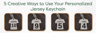 5 Creative Ways to Use Your Personalized Jersey Keychain - Foundation Gift