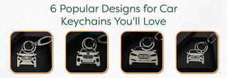 Personalised metal car keychains