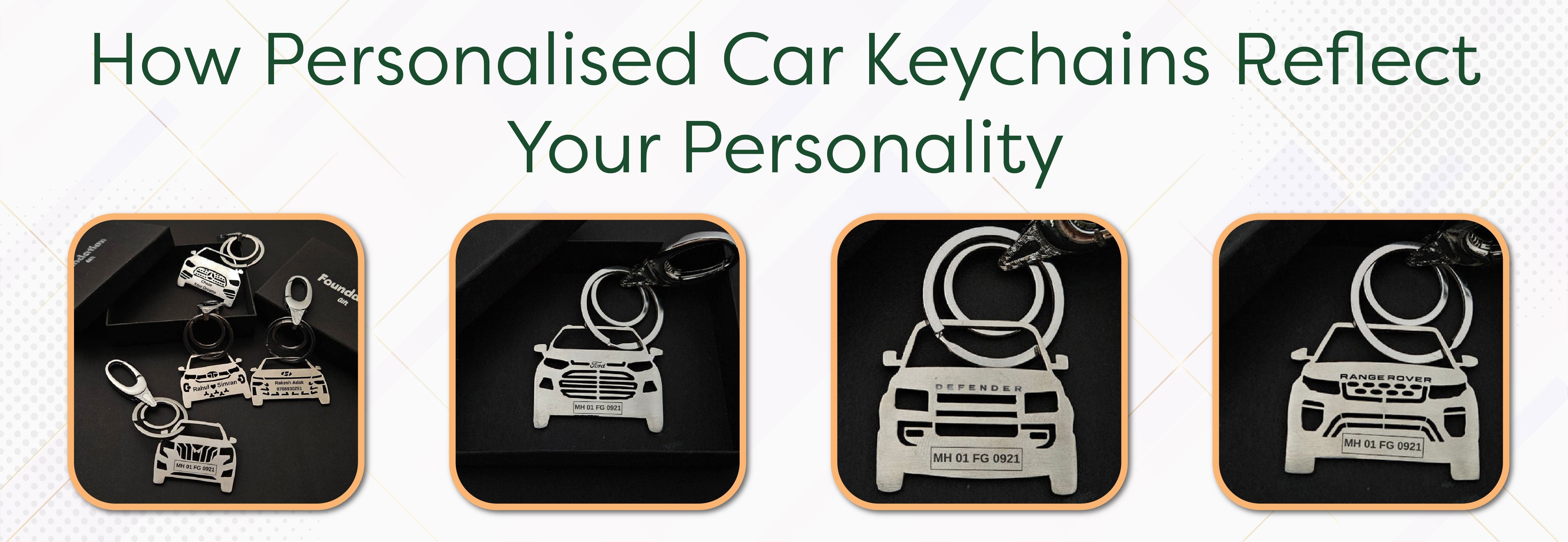 How Personalised Car Keychains Reflect Your Personality ? - Foundation Gift