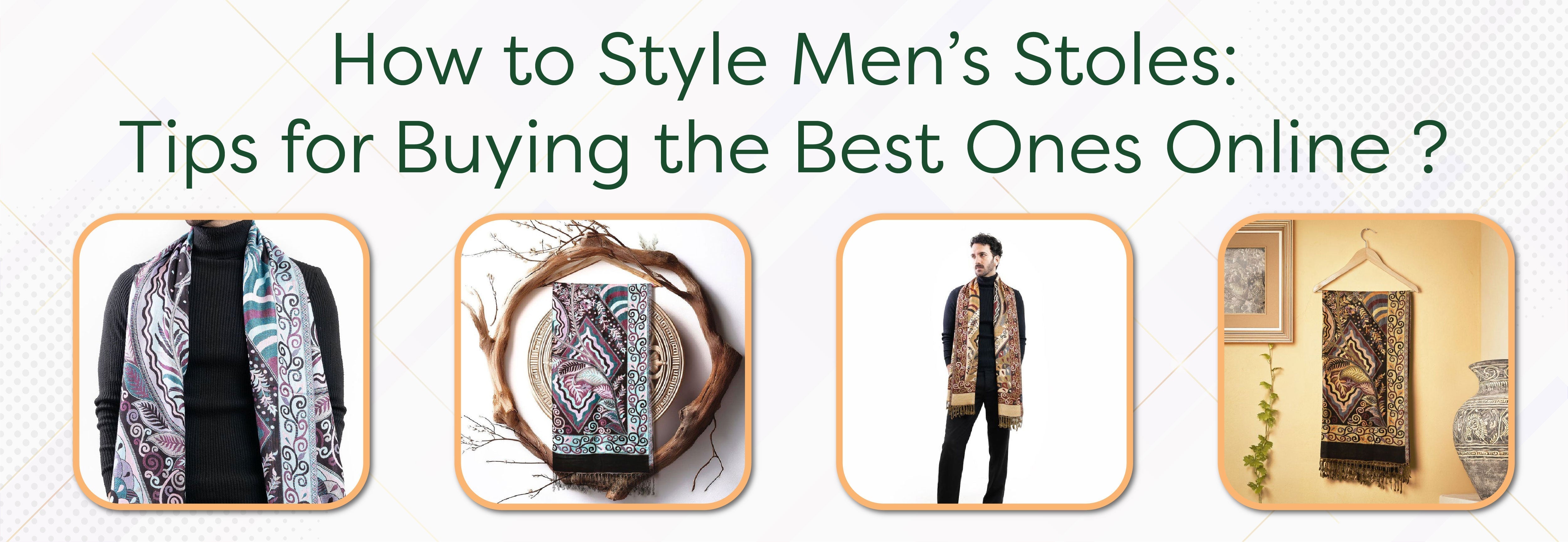 How to Style Men's Stoles: Tips for Buying the Best Ones Online - Foundation Gift
