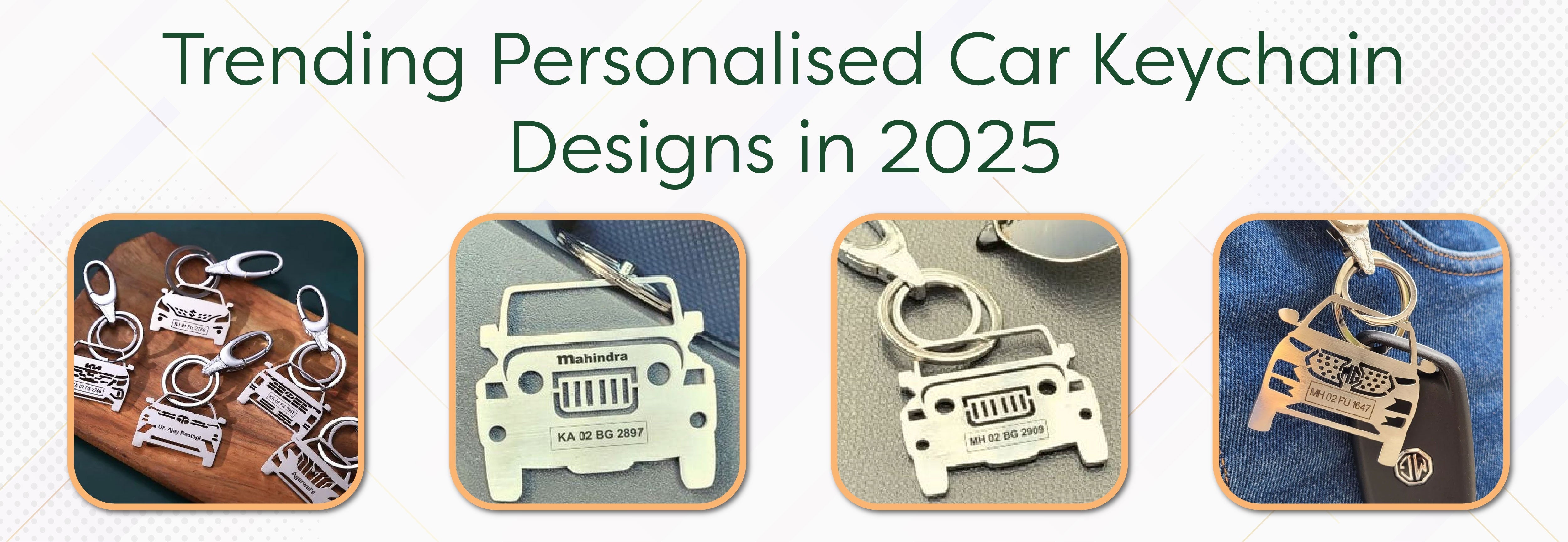 Trending Personalised Car Keychain Designs in 2025 - Foundation Gift