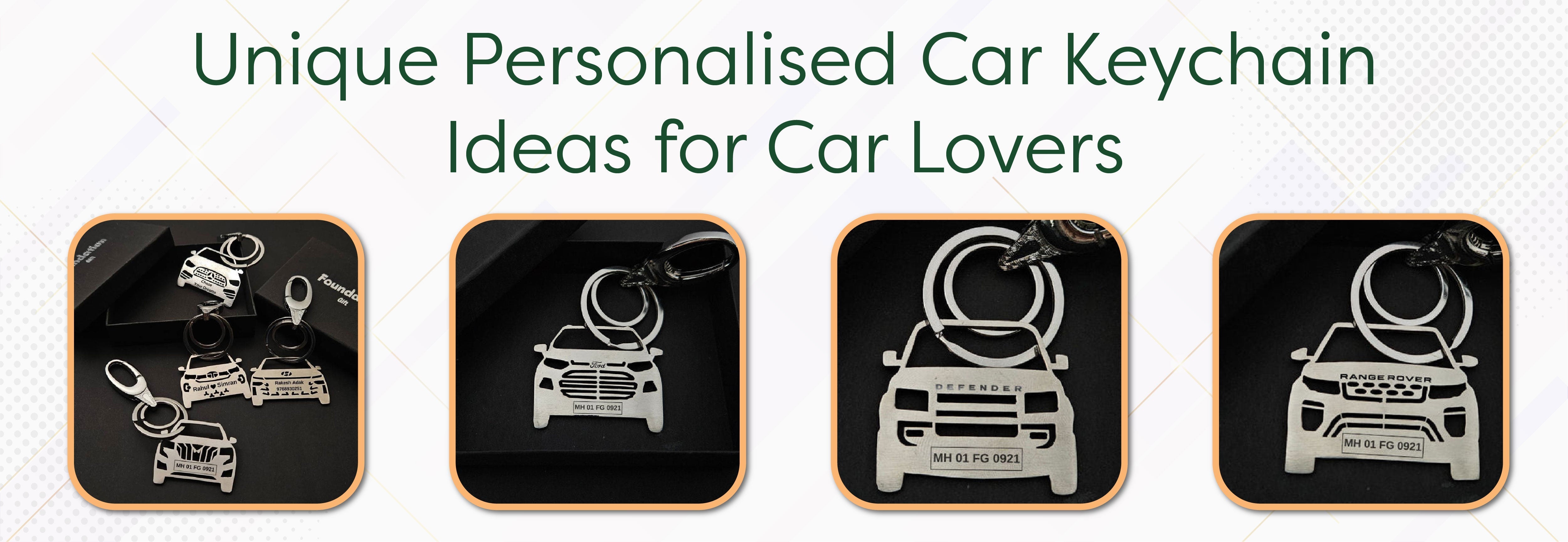 Unique Personalised Car Keychain Ideas for Car Lovers – Foundation Gift