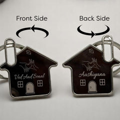 House Keychains - Personalised Symbols of Home - Foundation Gift