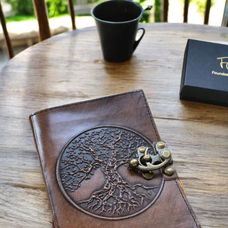 Secret Vintage Leather Diary