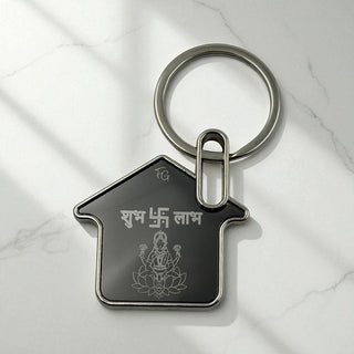 Subh Labh House Keychain – Set of 2