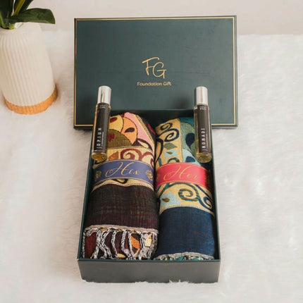 His & Her Premium Style Box – Stoles + EM5 Duo Perfumes