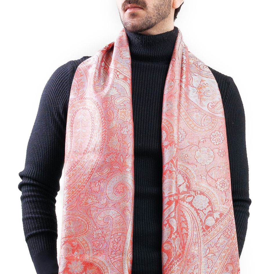 Mulberry silk stole, a unique first anniversary gift with a twist