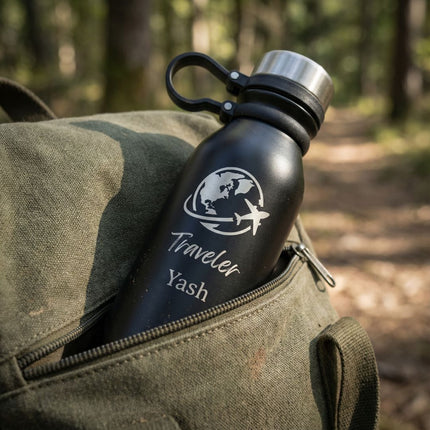 Personalised Traveler Water Bottle – For the Ones Who Love to Travel
