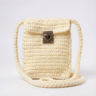 Handmade Crochet Sling Bag - Boho Chic Style