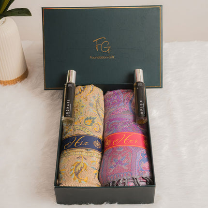 His & Her Premium Style Box – Stoles + EM5 Duo Perfumes