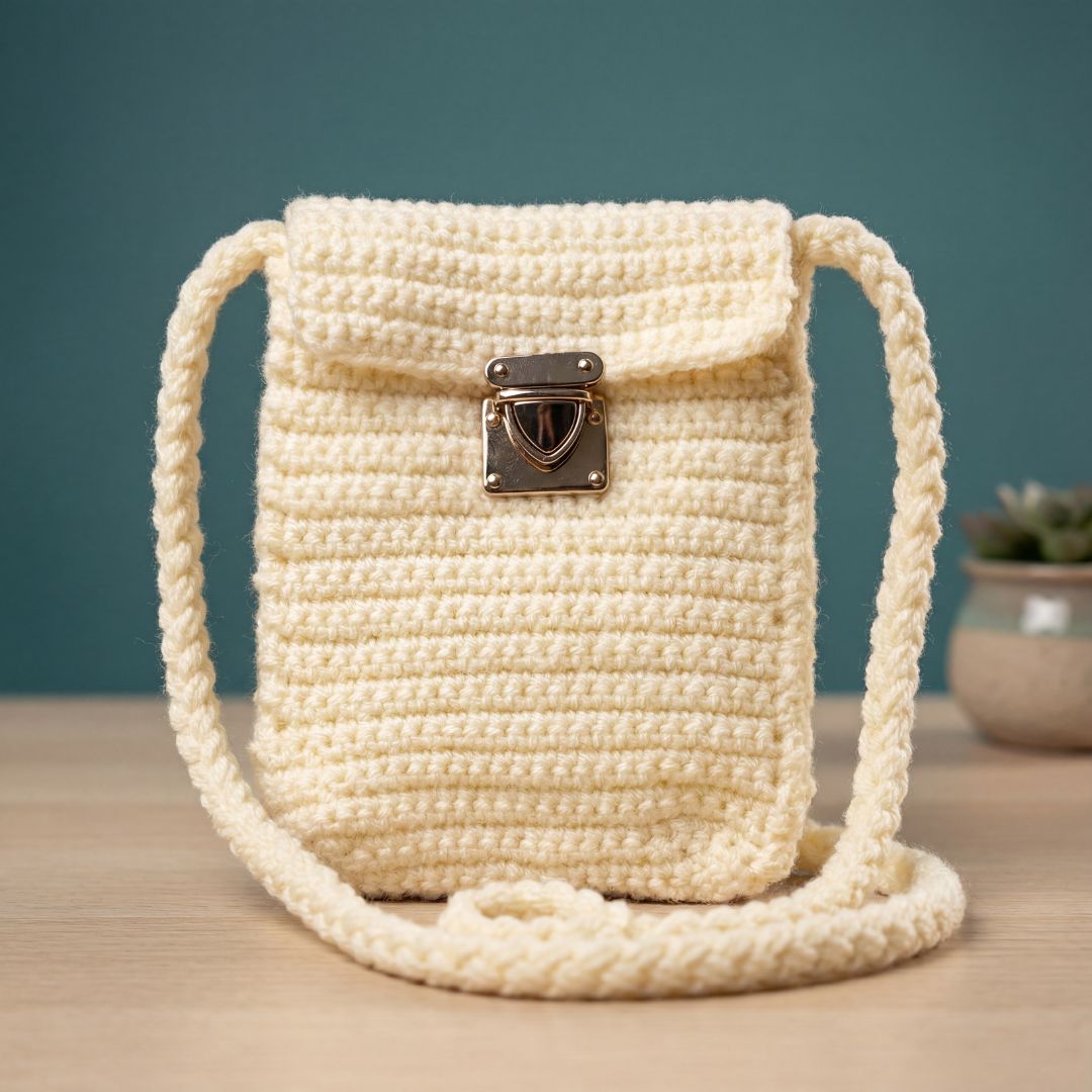 Handmade crochet sling bag - Rakhi gift for sister under 1000