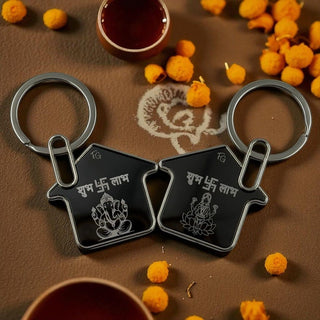 Subh Labh House Keychain – Set of 2