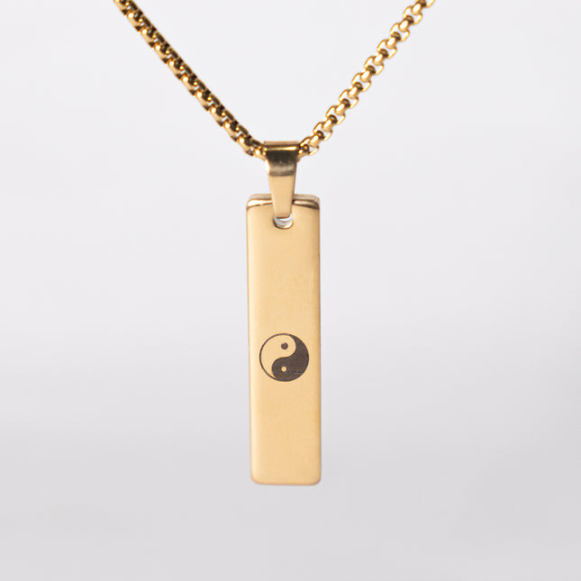 Spiritual Tag Necklace for Men - Faith Meets Fashion