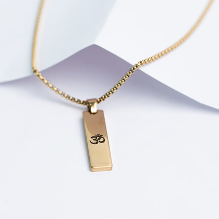 Spiritual Tag Necklace for Men - Faith Meets Fashion