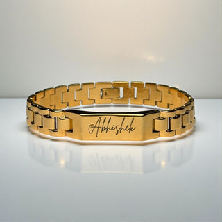 Regal Chain Personalised Bracelet