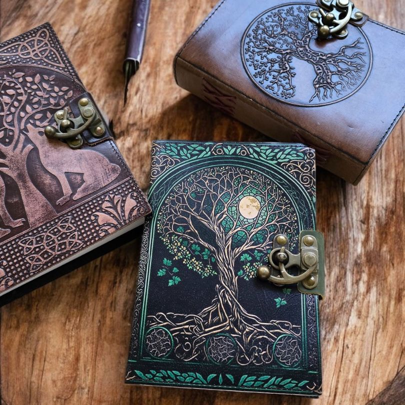 Secret Vintage Leather Diary