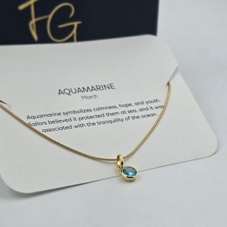 Dainty Birthstone Necklace