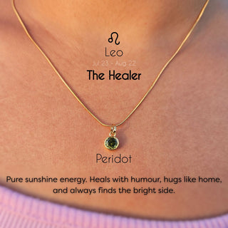 Zodiac Birthstone Necklace