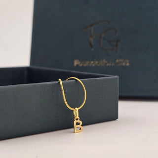 Initial Charm Pendant Necklace