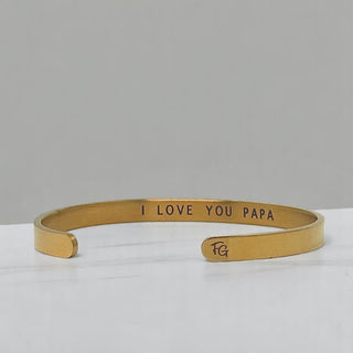 Classic Bracelet For Dad – I Love You Papa