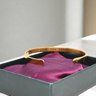 Classic Bracelet For Dad – I Love You Papa