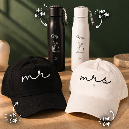 Made to Match Couple Gift Set – Caps & Bottles