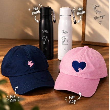 Made to Match Couple Gift Set – Caps & Bottles