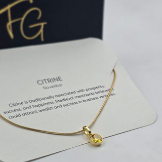Dainty Birthstone Necklace