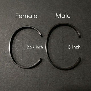 Couple Black Bracelet – Classic Combo