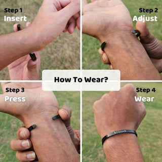 Couple Black Bracelet – Classic Combo