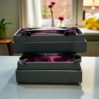 Couple Black Bracelet – Classic Combo